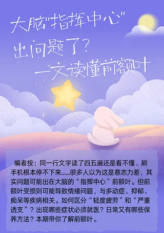 大脑“指挥中心”出问题了？一文读懂前额叶